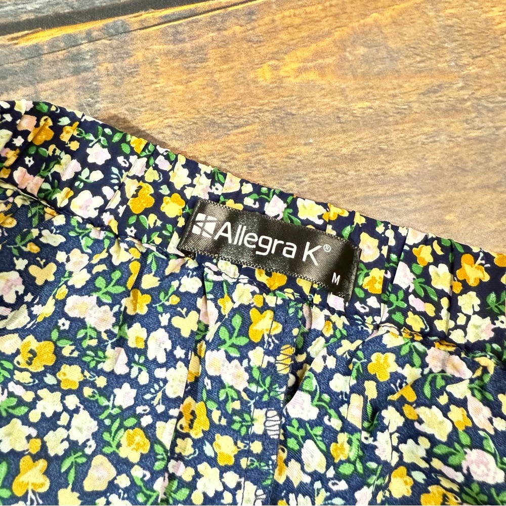 Allegra K Floral Ruffle Skirt - Picture 4 of 8